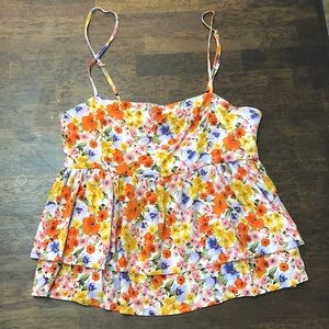 Floral tank top